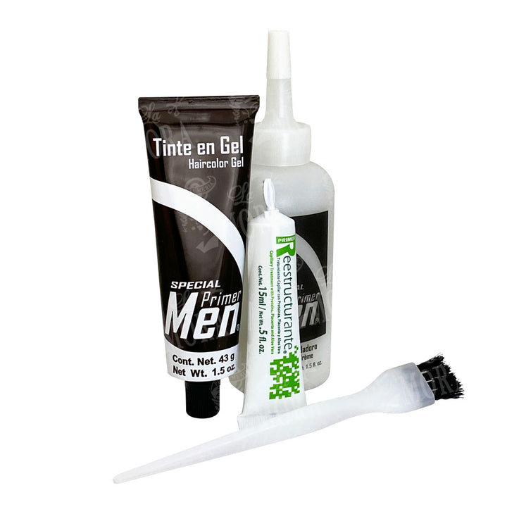 LOQUAY TINTE ESPECIAL PRIMER MEN CASTAÑO OSCURO