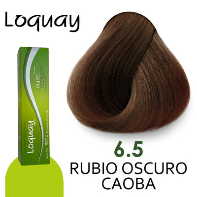 LOQUAY TINTE LQ6.5 RUBIO OSCURO CAOBA 120GR