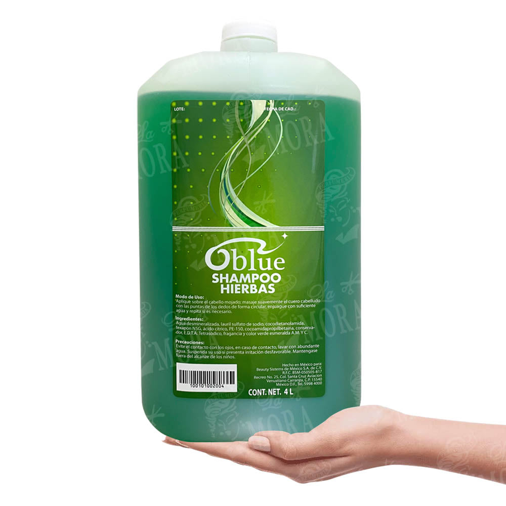 OBLUE SHAMPOO DE HIERBAS 4 LT