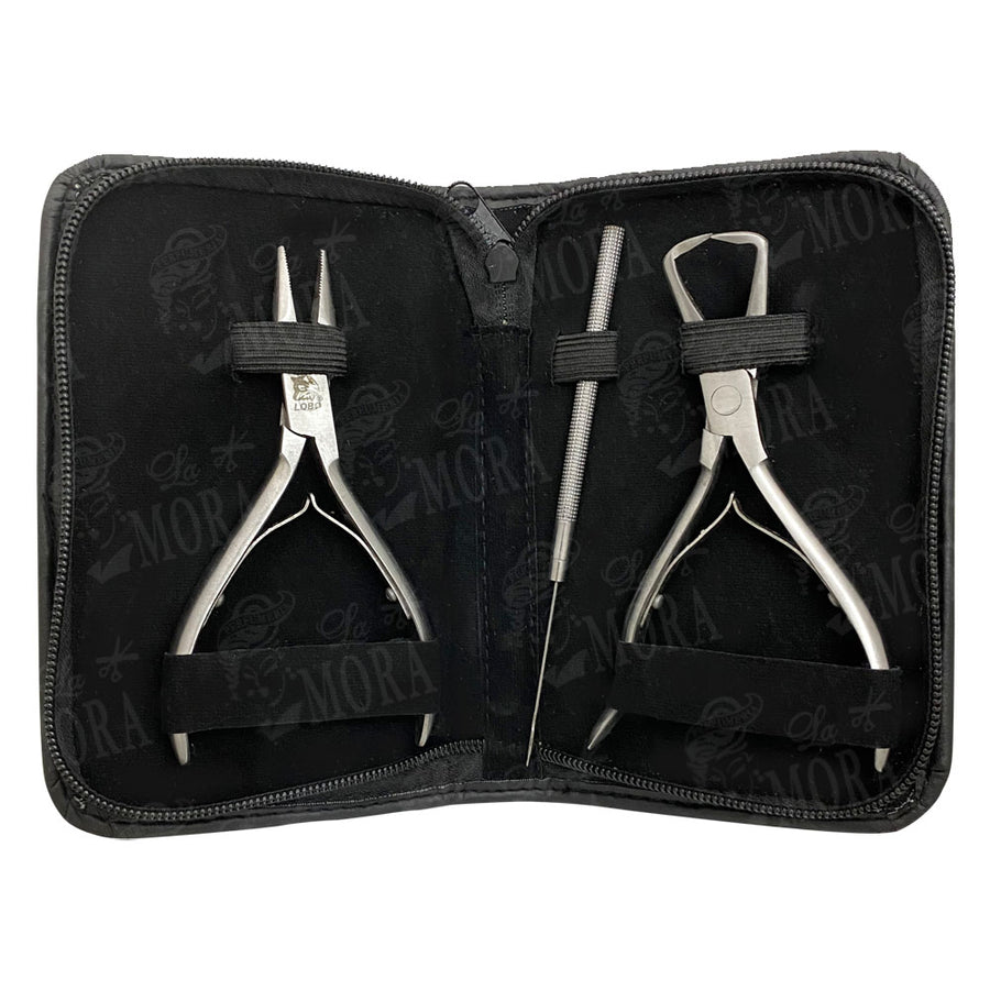 LOBO ESTUCHE PINZAS PARA EXTENSIONES 
