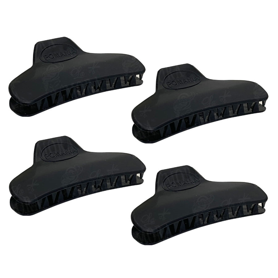 POMANIA PINZAS DE MARIPOSAS NEGRAS 12 PZS