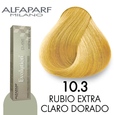 ALFAPARF TINTE 10.3 RUBIO EXTRA CLARO DORADO 58.2 GR