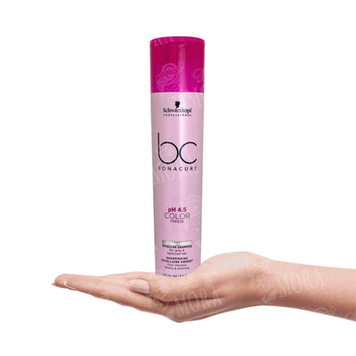 SCHWARZKOPF PROFESSIONAL PH 4.5 COLOR FREEZE SHAMPOO MICELAR ESPECIAL PARA CANAS 250ML