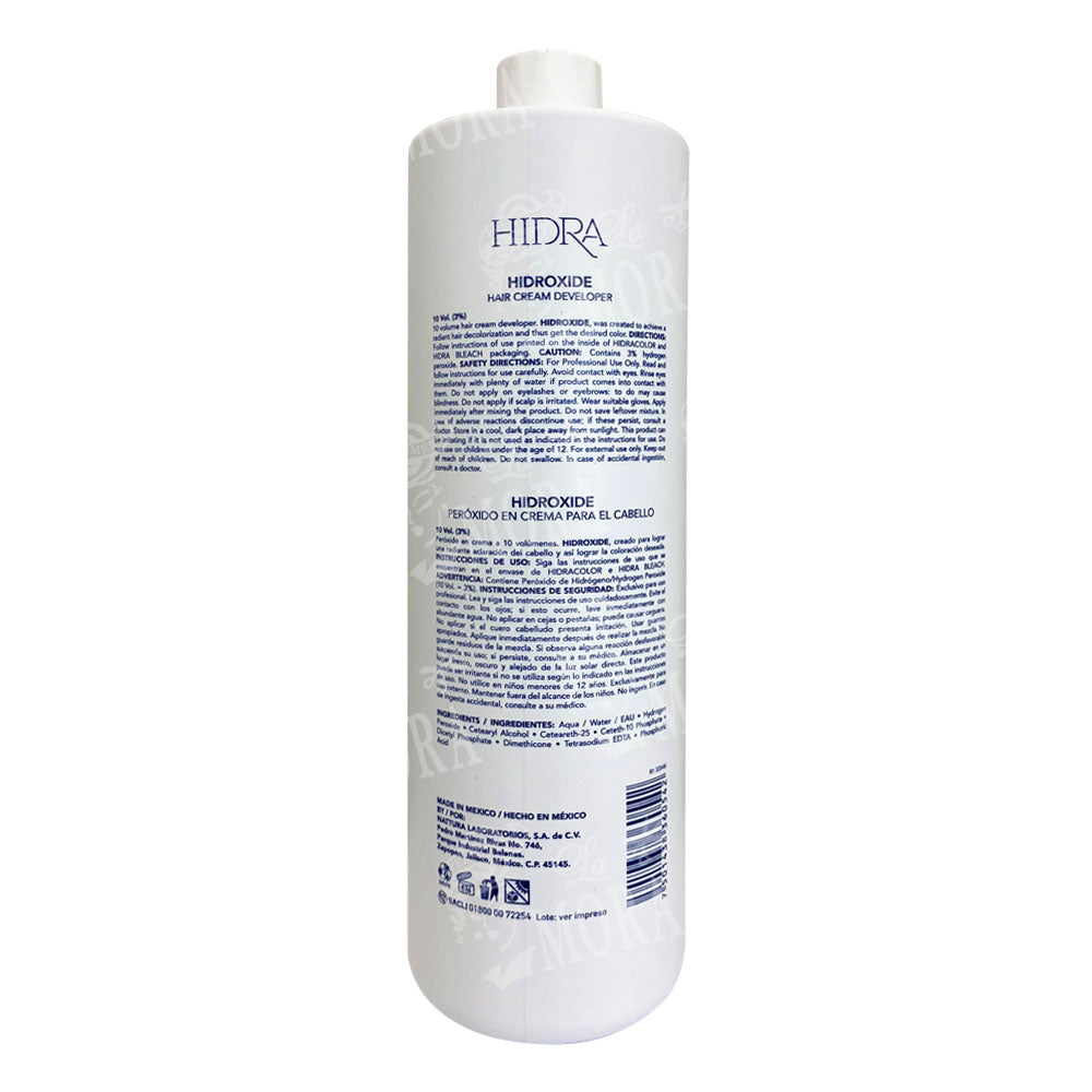 HIDRACOLOR PERÓXIDO 10 VOL LT