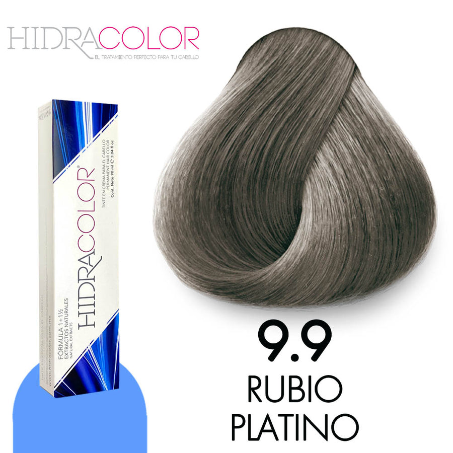 HIDRACOLOR TINTE H9.9 RUBIO PLATINO CLARO FASHION COLORS 90 ML