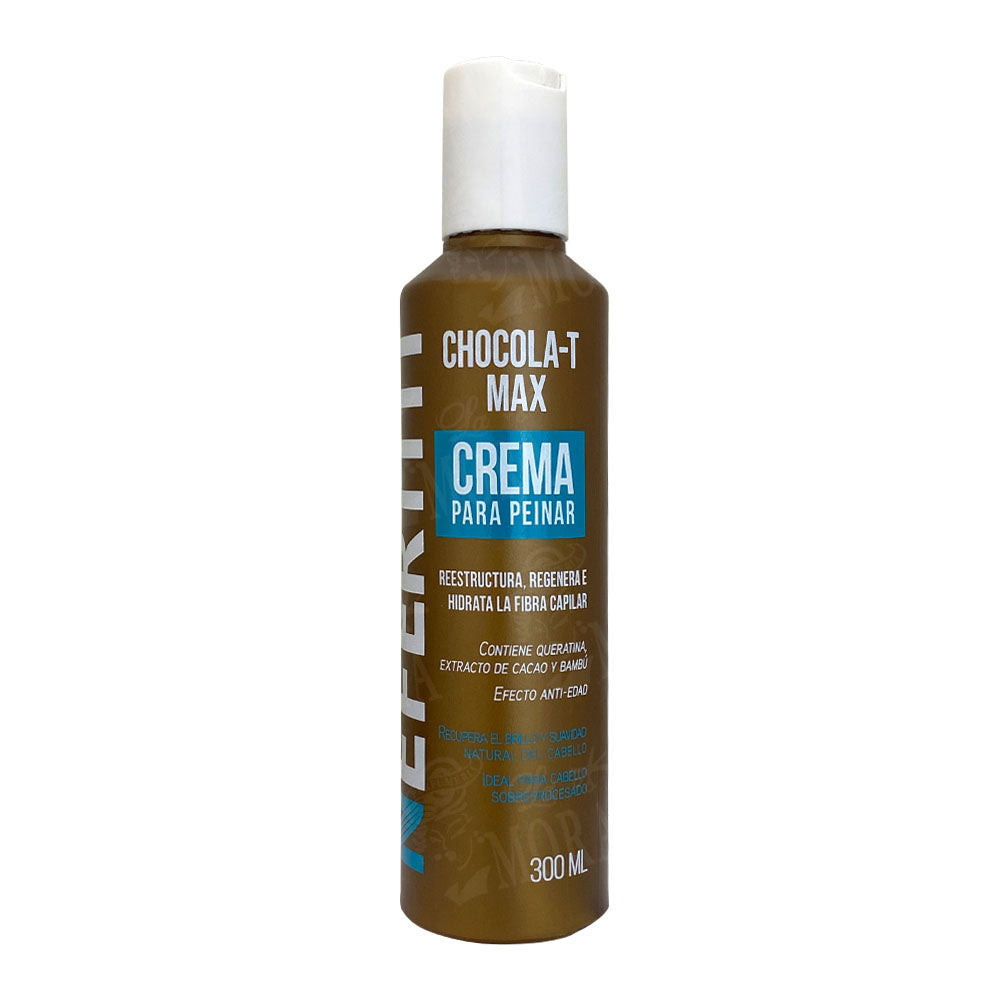 NEFERTITI CHOCOLATE CREMA PARA PEINAR 300 ML 