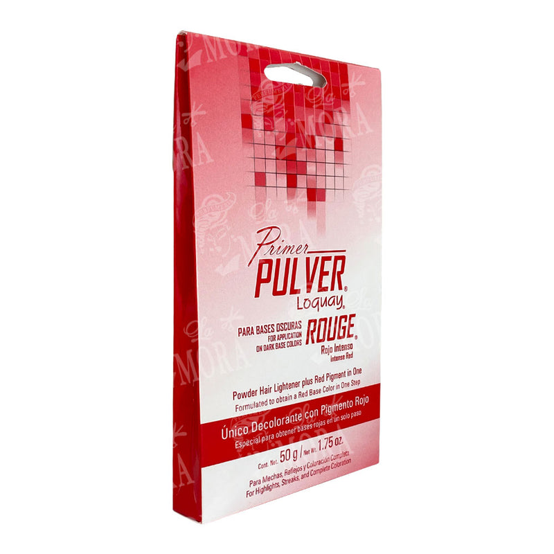 LOQUAY PRIMER PULVER POLVO DECOLORANTE ROUGE 50 GR