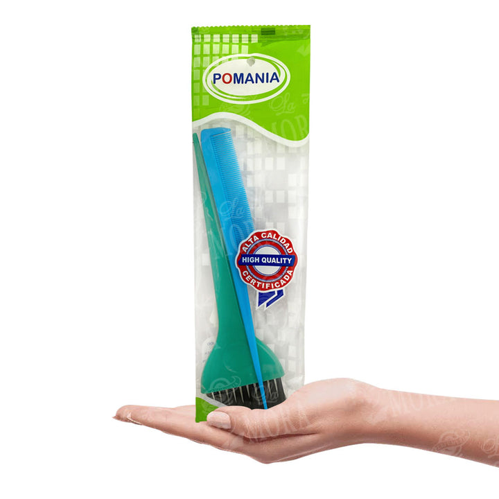 POMANIA BROCHA CON PEINE PARA TINTE