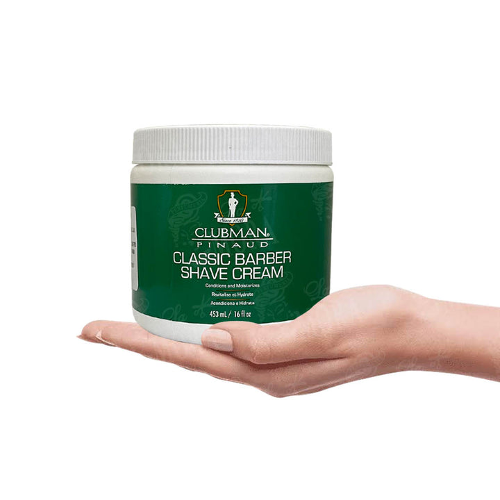 CLUBMAN CLASSIC BARBER SHAVE CREAM CREMA PARA AFEITAR 453 ML
