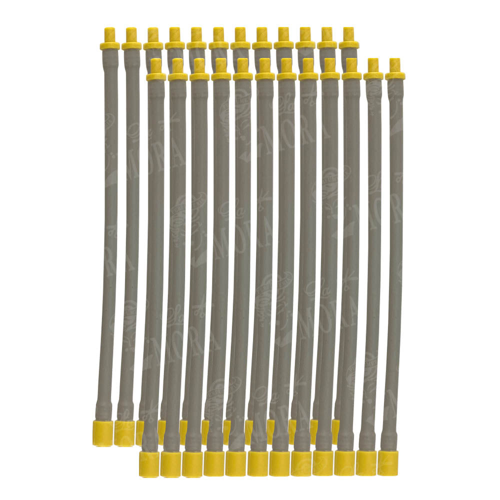 KIQUE RIZADOR BOOMERANG AMARILLO MEDIANO 24 PZAS