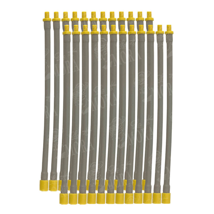 KIQUE RIZADOR BOOMERANG AMARILLO MEDIANO 24 PZAS