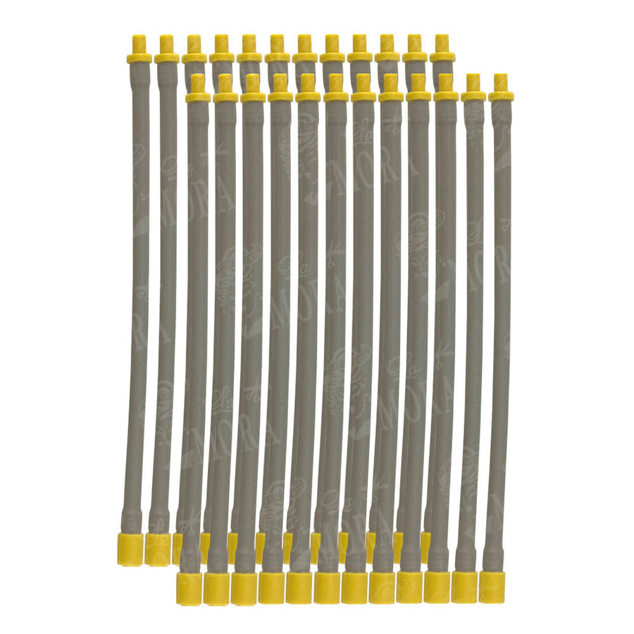 KIQUE RIZADOR BOOMERANG AMARILLO MEDIANO 24 PZAS