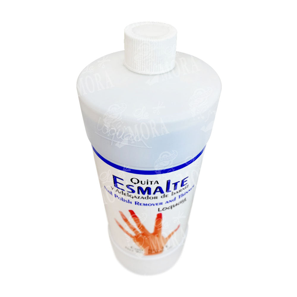 LOQUAY QUITA ESMALTE Y ADELGAZADOR DE BARNIZ 1 LT