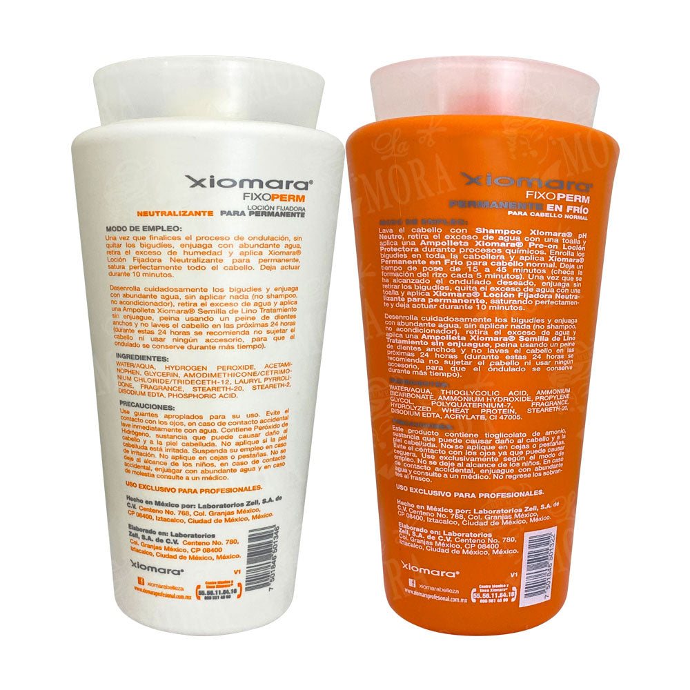 XIOMARA JUEGO ONDULANTE 2 PRA CABELLO NORMAL 1LT