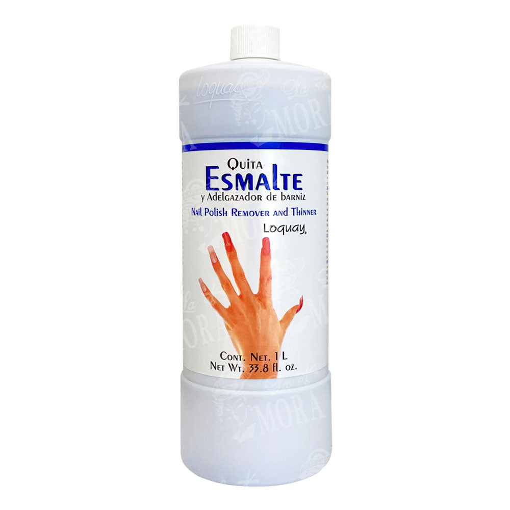 LOQUAY QUITA ESMALTE Y ADELGAZADOR DE BARNIZ 1 LT