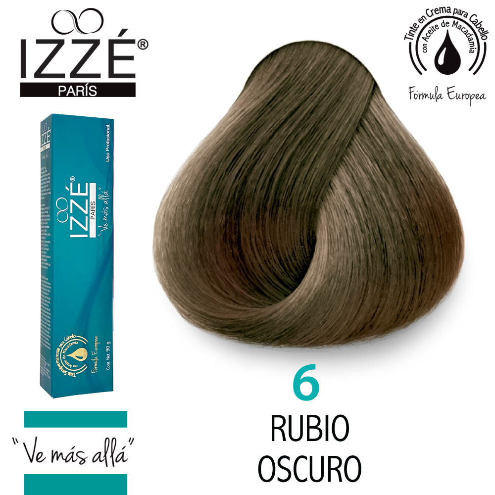 IZZÉ TINTE GZ6 RUBIO OSCURO 90GR