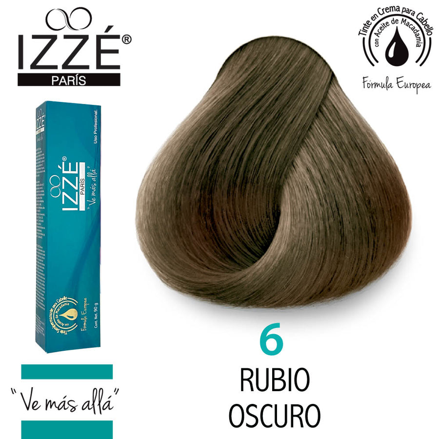 IZZÉ TINTE GZ6 RUBIO OSCURO 90GR