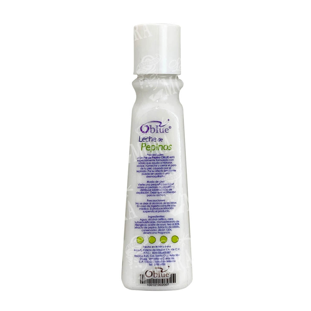 OBLUE LECHE DE PEPINOS 125 ML