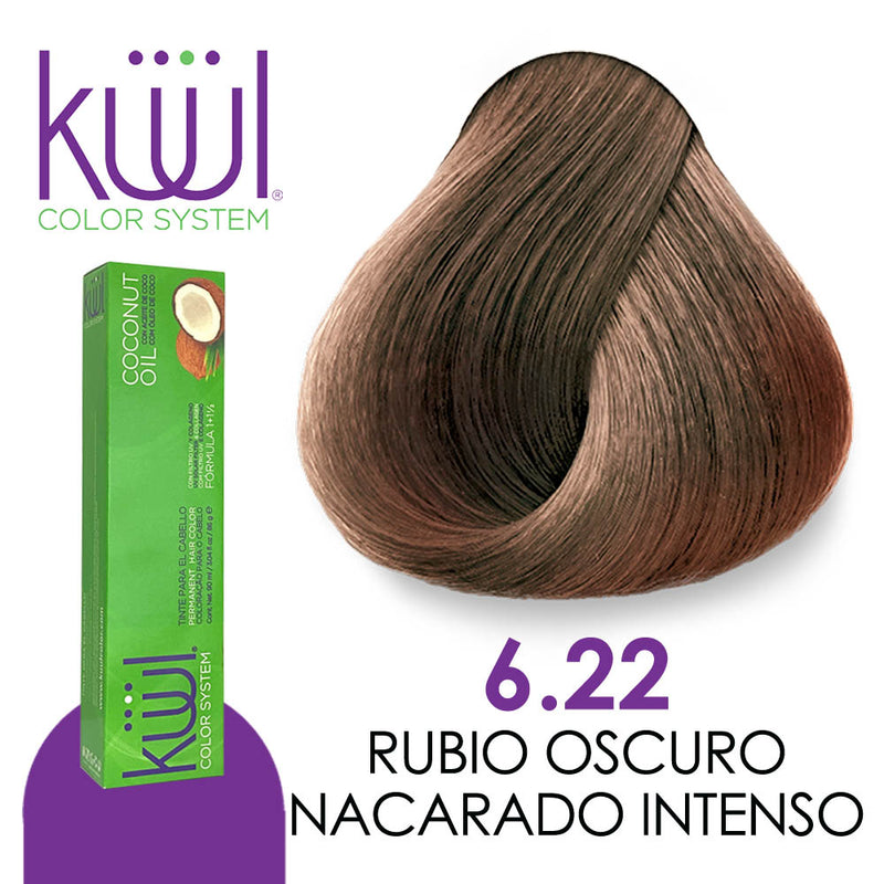 KUUL TINTE K6.22 RUBIO OSCURO NACARADO INTENSO