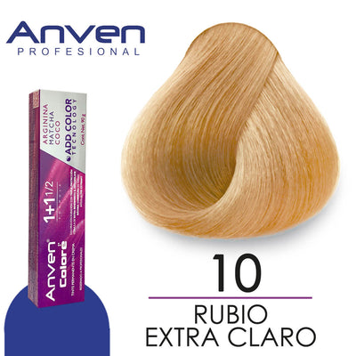 ANVEN TINTE A10 RUBIO EXTRA CLARO 90GR