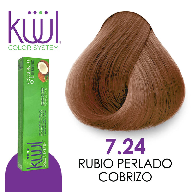 KUUL TINTE K7.24 RUBIO PERLADO COBRIZO 90 ML