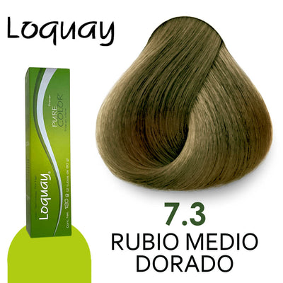 LOQUAY TINTE LQ7.3 RUBIO MEDIO DORADO 120GR