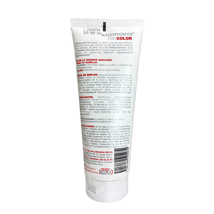 XIOMARA FIXO COLOR PLATINO MATIZADOR 200 ML