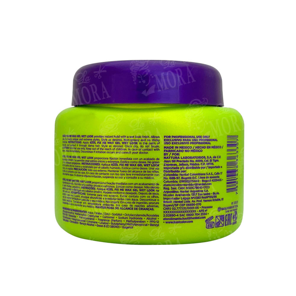KUUL WAX GEL PARA CABELLO CON ASPECTO HÚMEDO 250 GR