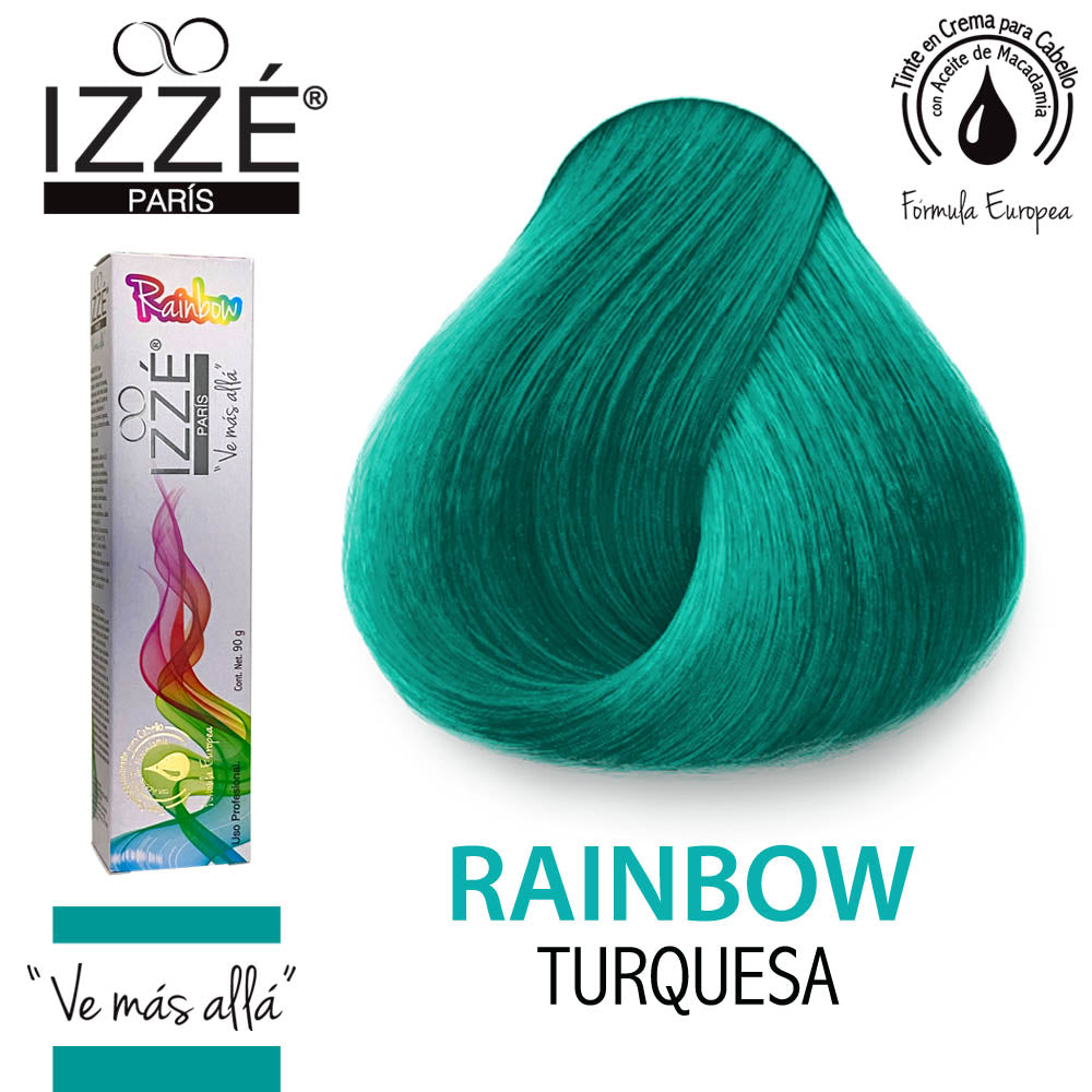 IZZÉ TINTE RAINBOW GZRTURQUESA 90GR