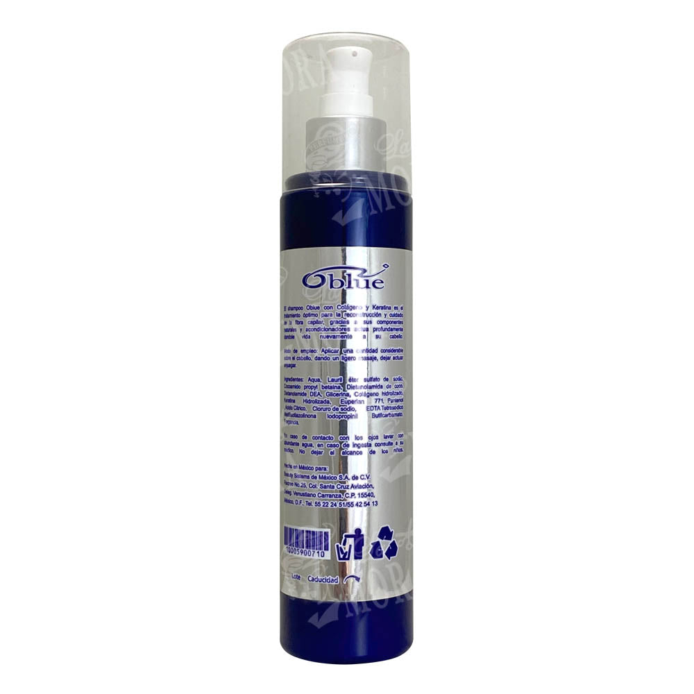OBLUE SHAMPOO COLÁGENO KERATINA 300 GR