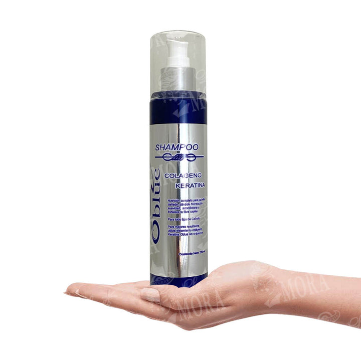 OBLUE SHAMPOO COLÁGENO KERATINA 300 GR