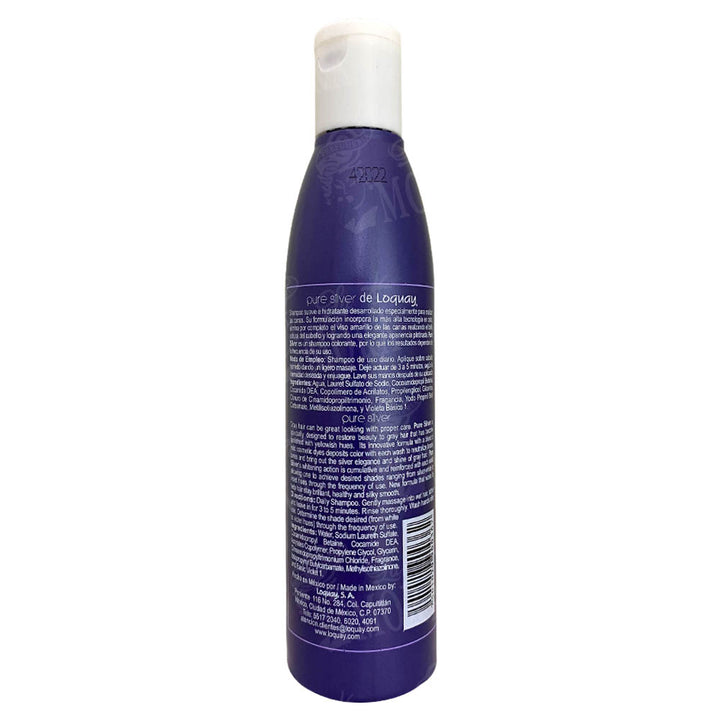 SHAMPOO MATIZADOR LOQUAY PURE SILVER 250ML
