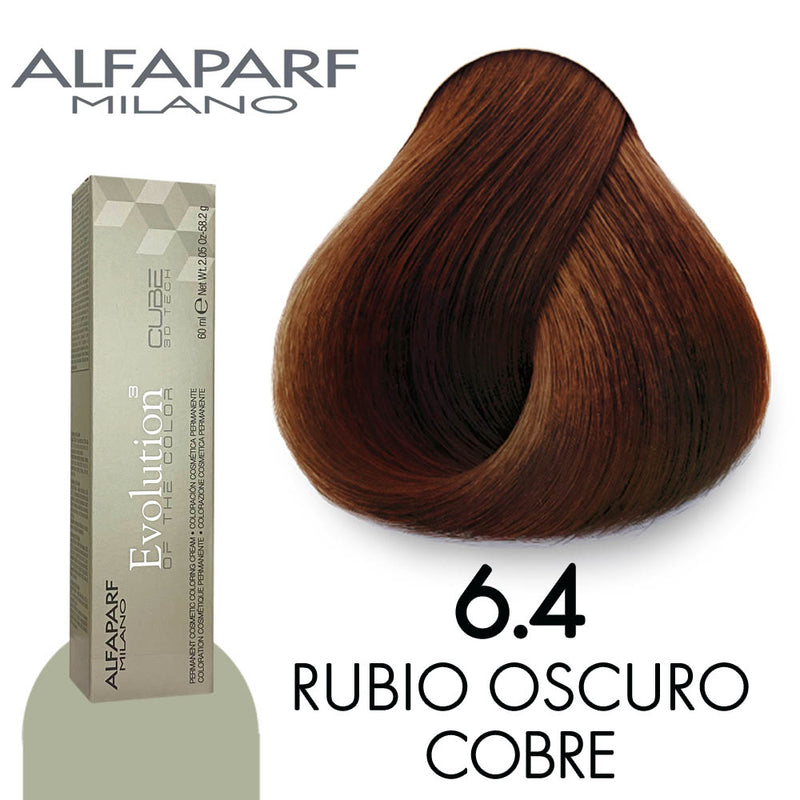 ALFAPARF TINTE 6.4 RUBIO OSCURO COBRE 58.2 GR