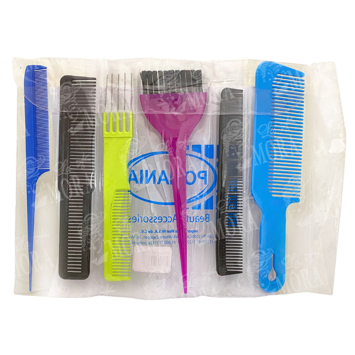 POMANIA ESTUCHE TITANIO CON PEINES
