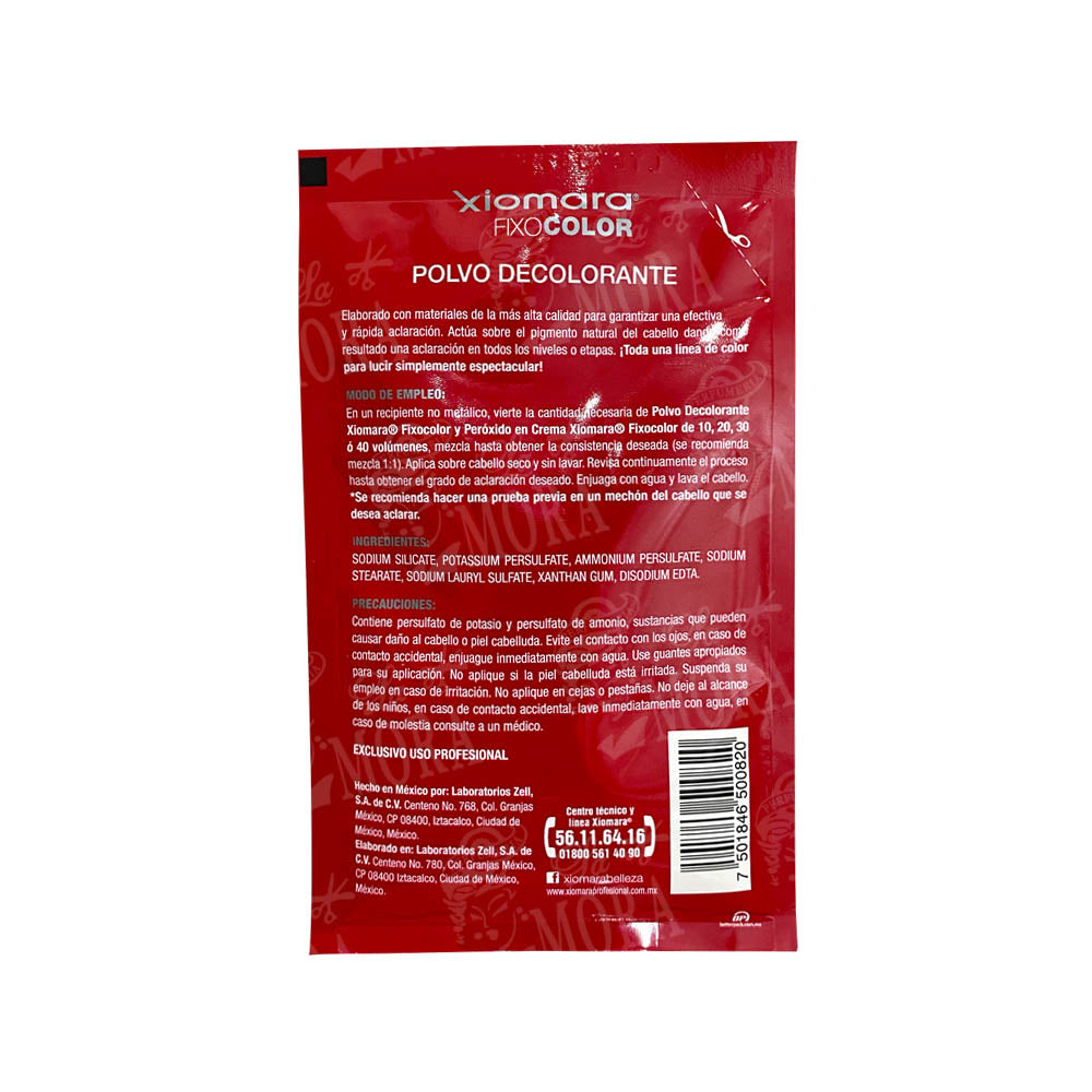 XIOMARA POLVO DECOLORANTE FIXO COLOR 50 GR