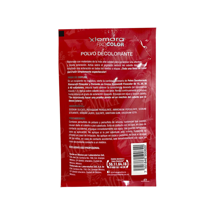 XIOMARA POLVO DECOLORANTE FIXO COLOR 50 GR