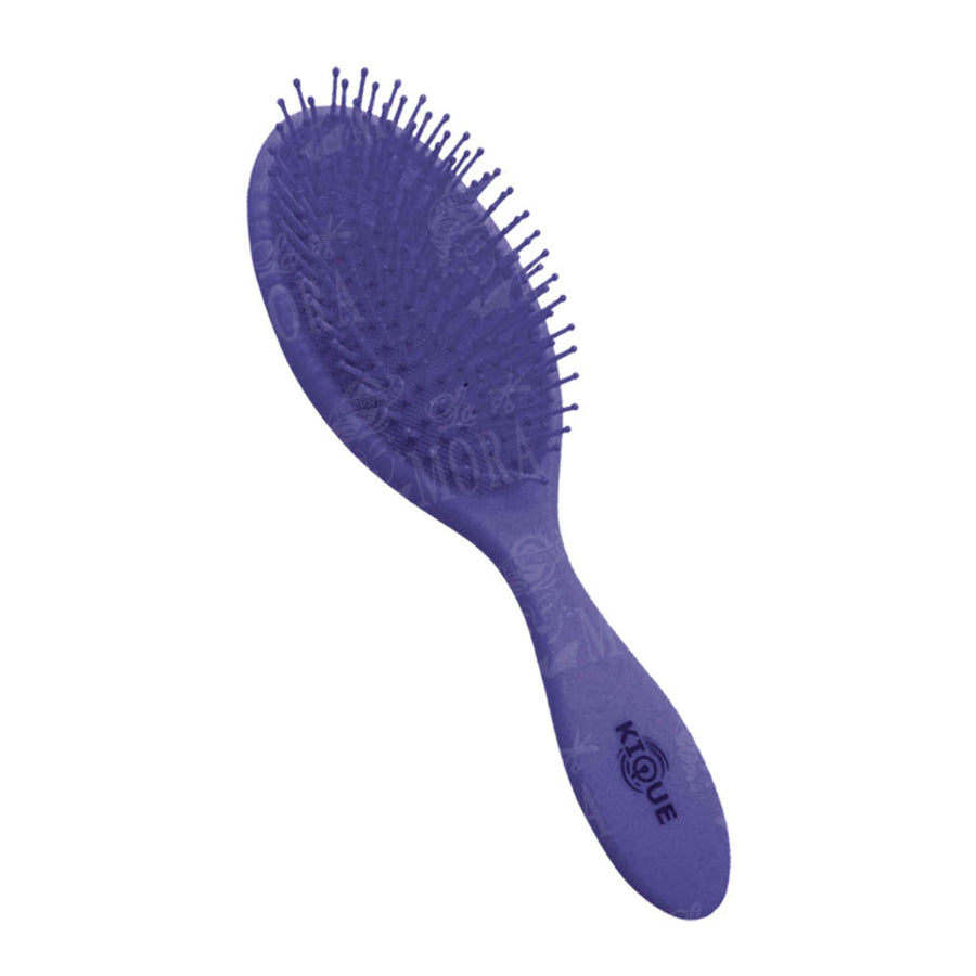 KIQUE CEPILLO OVAL NEON MORADO