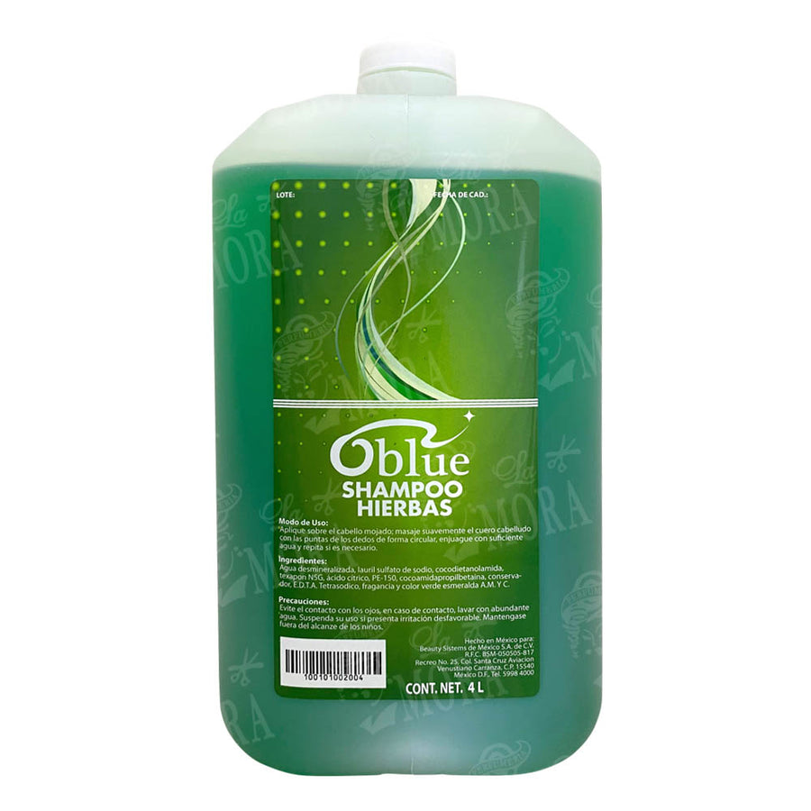OBLUE SHAMPOO DE HIERBAS 4 LT
