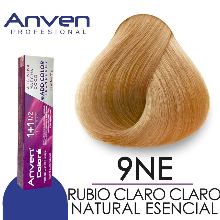 ANVEN TINTE A9NE RUBIO CLARO NATURAL ESENCIAL 90GR