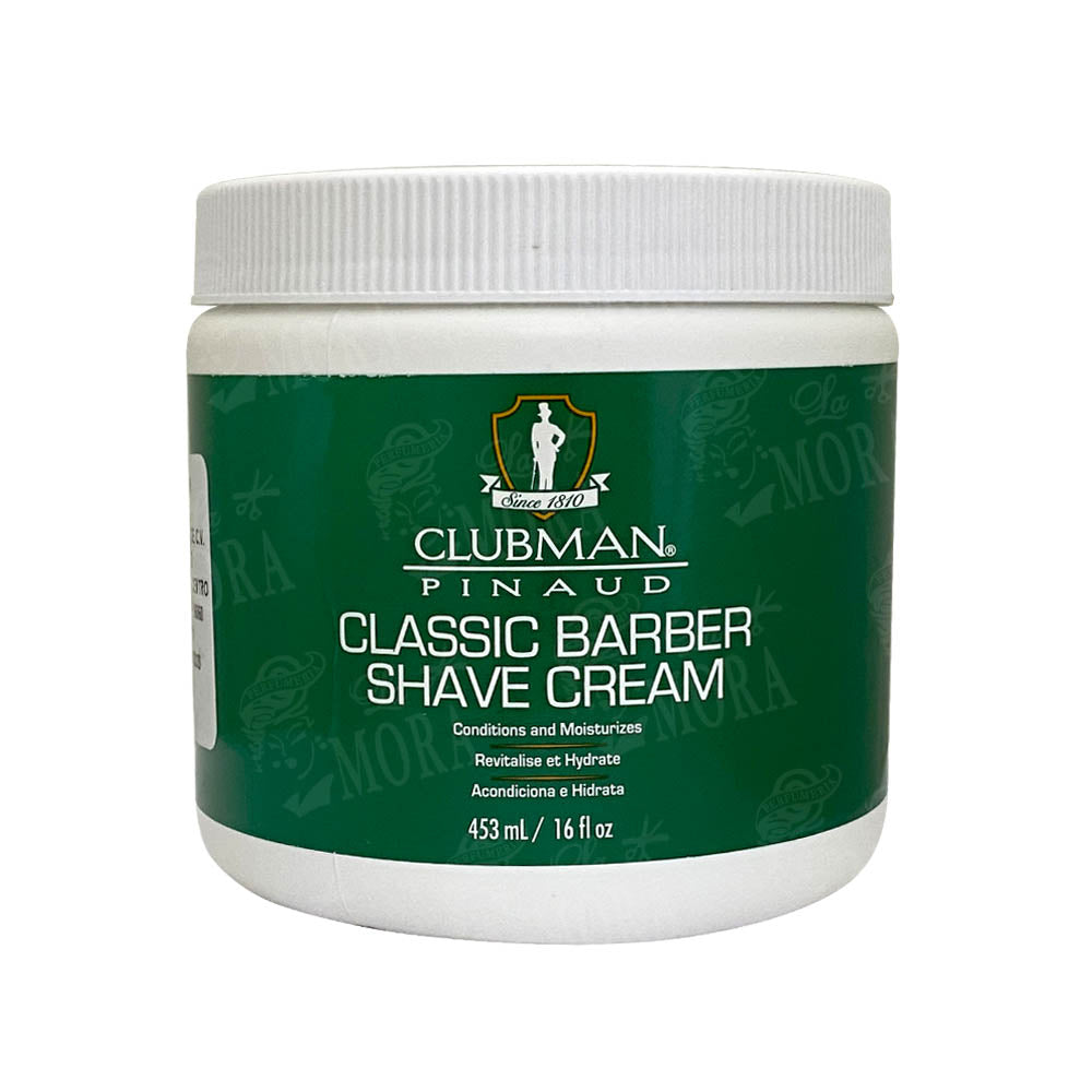 CLUBMAN CLASSIC BARBER SHAVE CREAM CREMA PARA AFEITAR 453 ML