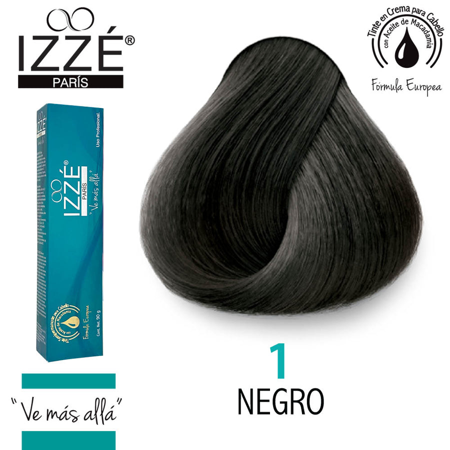 IZZÉ TINTE GZ1 NEGRO 90GR