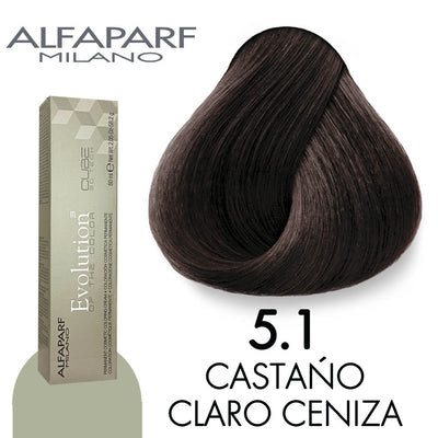 ALFAPARF TINTE 5.1 CASTAÑO CLARO CENIZA 58.2 GR