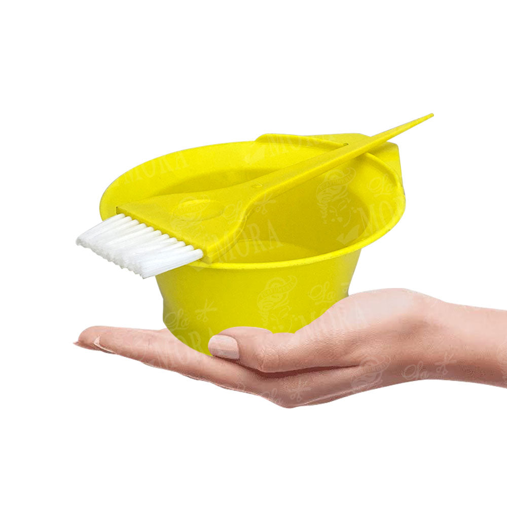 POMANIA VASIJA Y BROCHA ESPAÑOLA OFERTA EUROPEA PARA APLICACIÓN DE TINTE