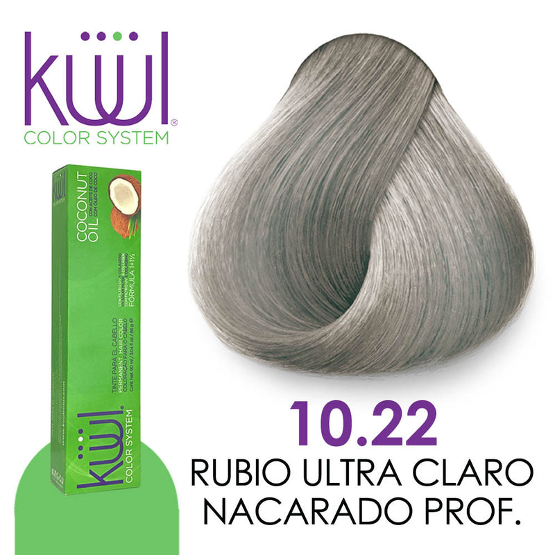 KUUL TINTE K10.22 RUBIO ULTRA CLARO NACARADO PROFUNDO 90 ML