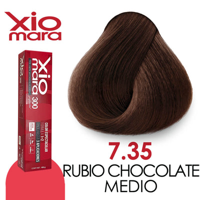 XIOMARA TINTE X7.35 RUBIO CHOCOLATE MEDIO 100 GR