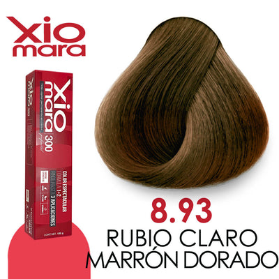 XIOMARA TINTE X8.93 RUBIO CLARO MARRON DORADO 100 GR