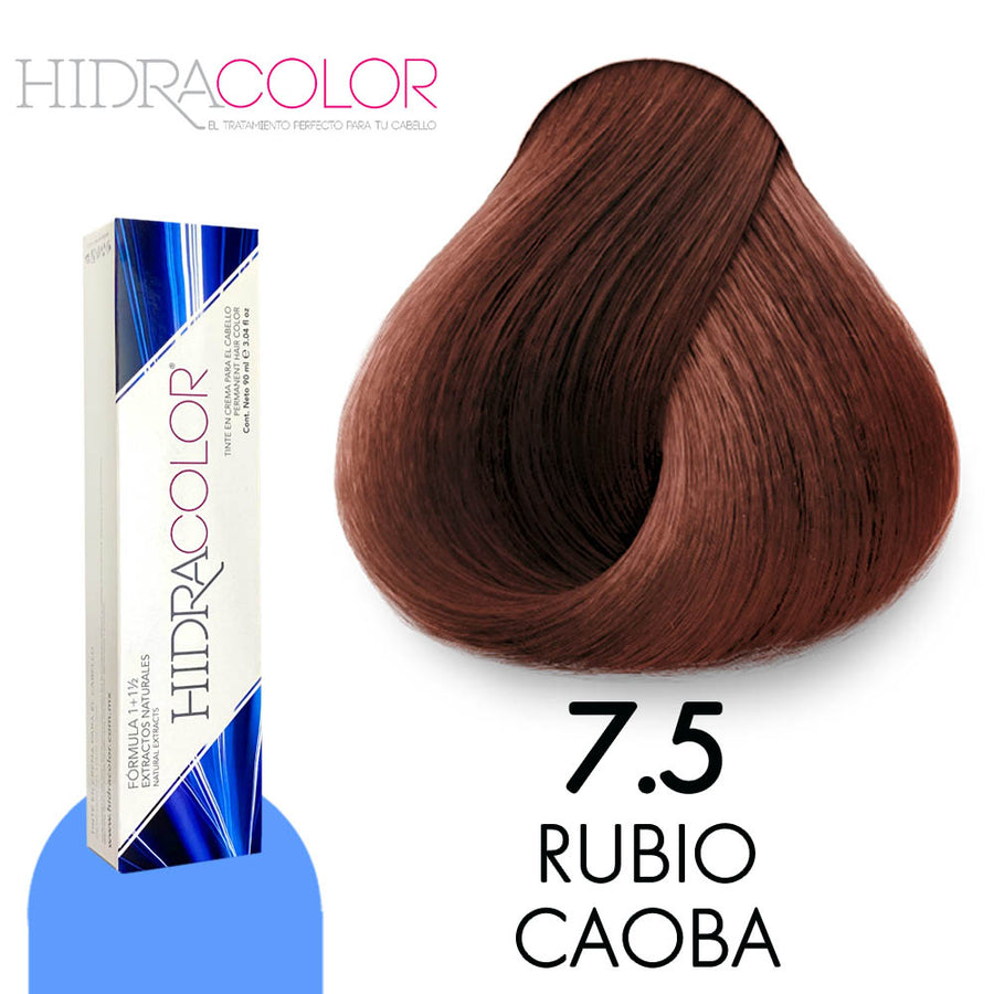 HIDRACOLOR TINTE H7.5 RUBIO CAOBA 90 ML