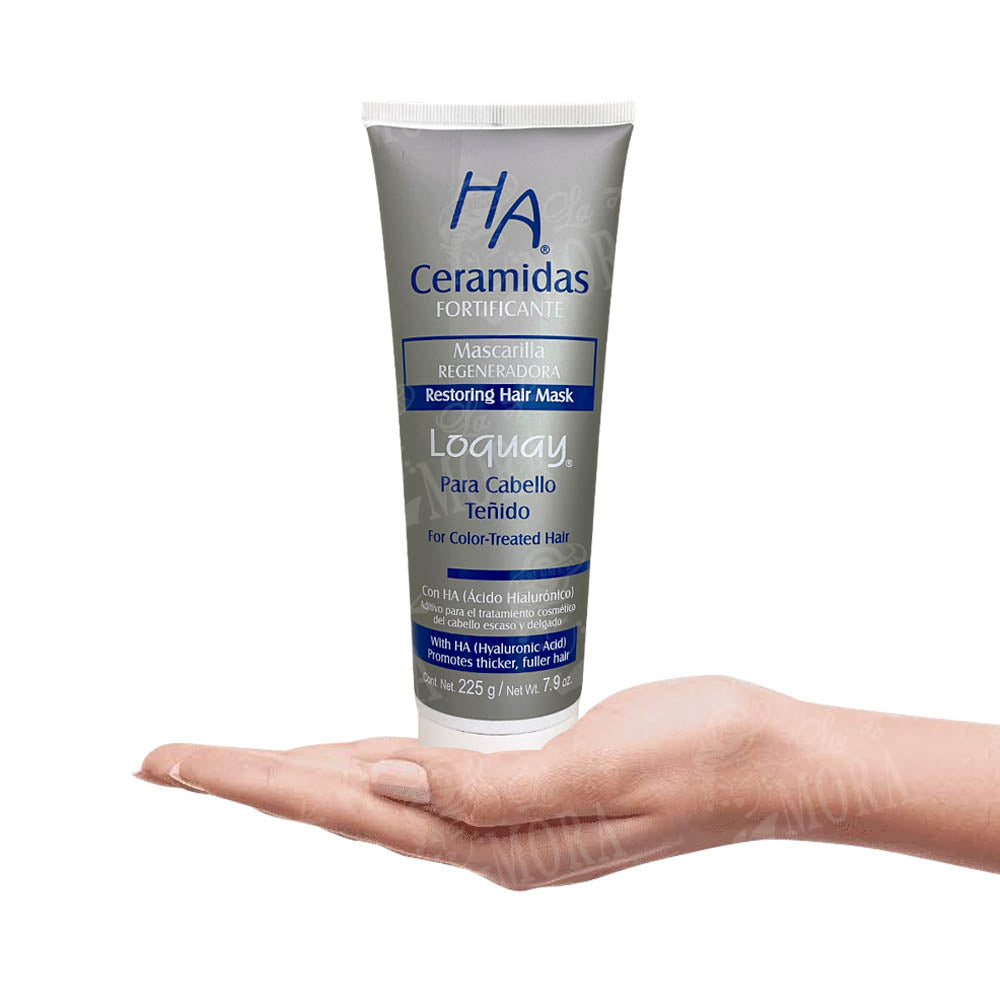 LOQUAY CERAMIDAS MASCARILLA REGENERADORA TEÑIDO 225 GR
