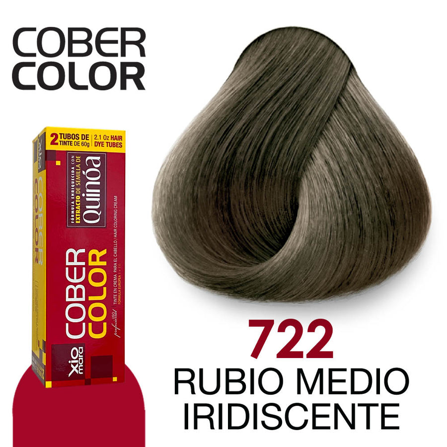 XIOMARA TINTE CC722 RUBIO MEDIO IRIDISCENTE 120GR