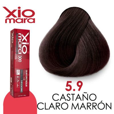 XIOMARA TINTE X5.9 CASTAÑO CLARO MARRON 100 GR